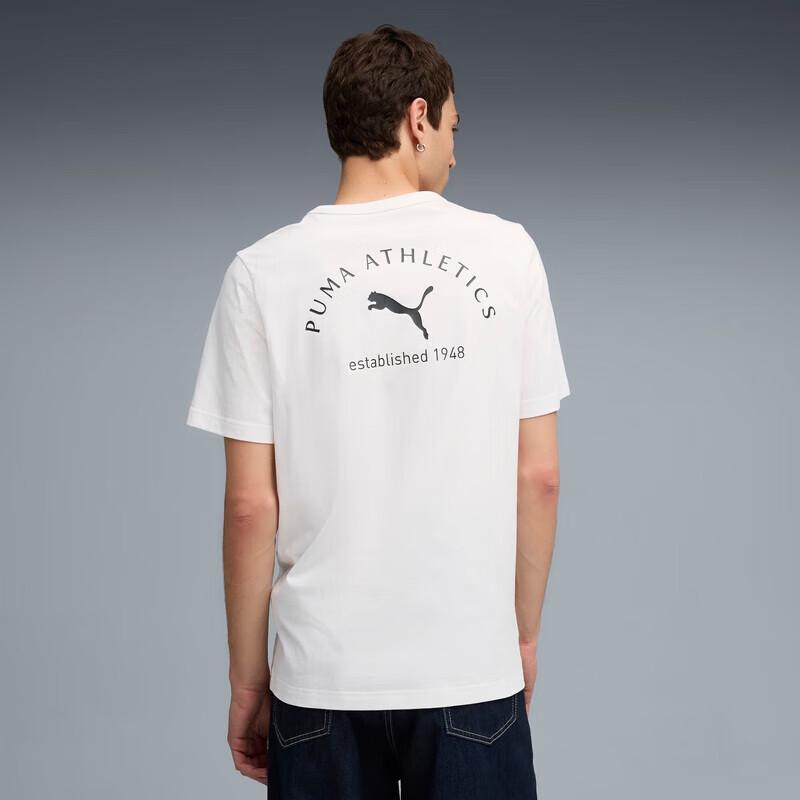 PUMA Men s Retro Loose-Fit Embroidered Cotton T-Shirt L
