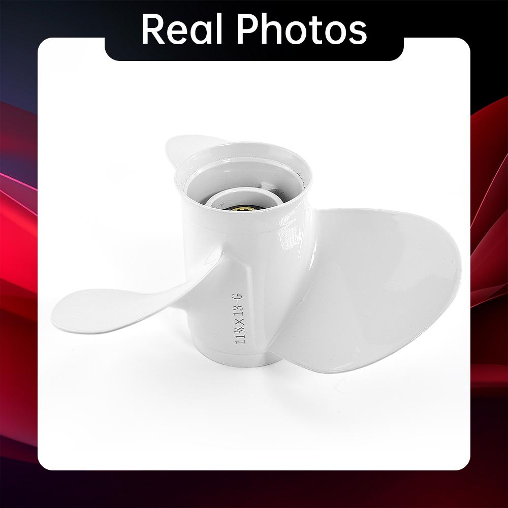 3-Blade Propeller for Yamaha Motors 20hp-60hp | Part #663-45945-02 | 11-1/8 X 13 | Aluminum Alloy Boat Engine Part 13 Spline