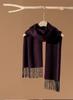 Women's 100% Pure Cashmere Scarf, New Solid Color, Wavy Pattern, Double-Sided Knit, Versatile, Warm Neck Gaiter