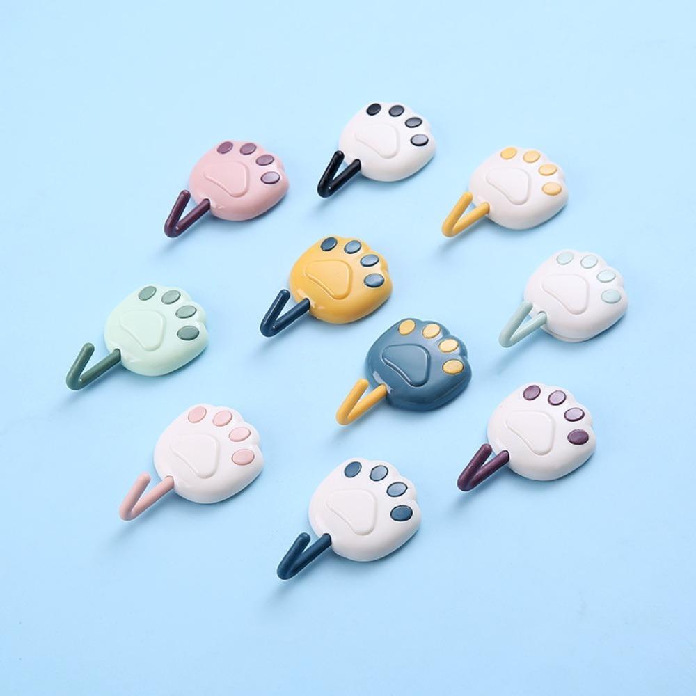 

Hang hooks, use strong adhesive to stick to the wall without leaving any marks. Paste 8 pieces randomly with 2 colors