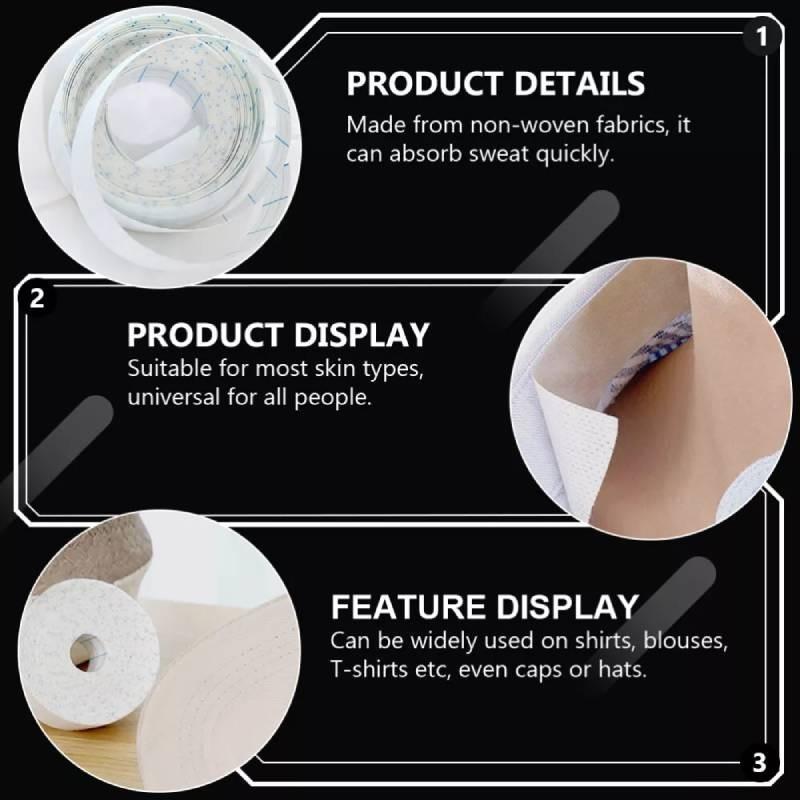 Fasola Sweat Absorbing Collar Stickers For Clean Shirt Neckline Protection