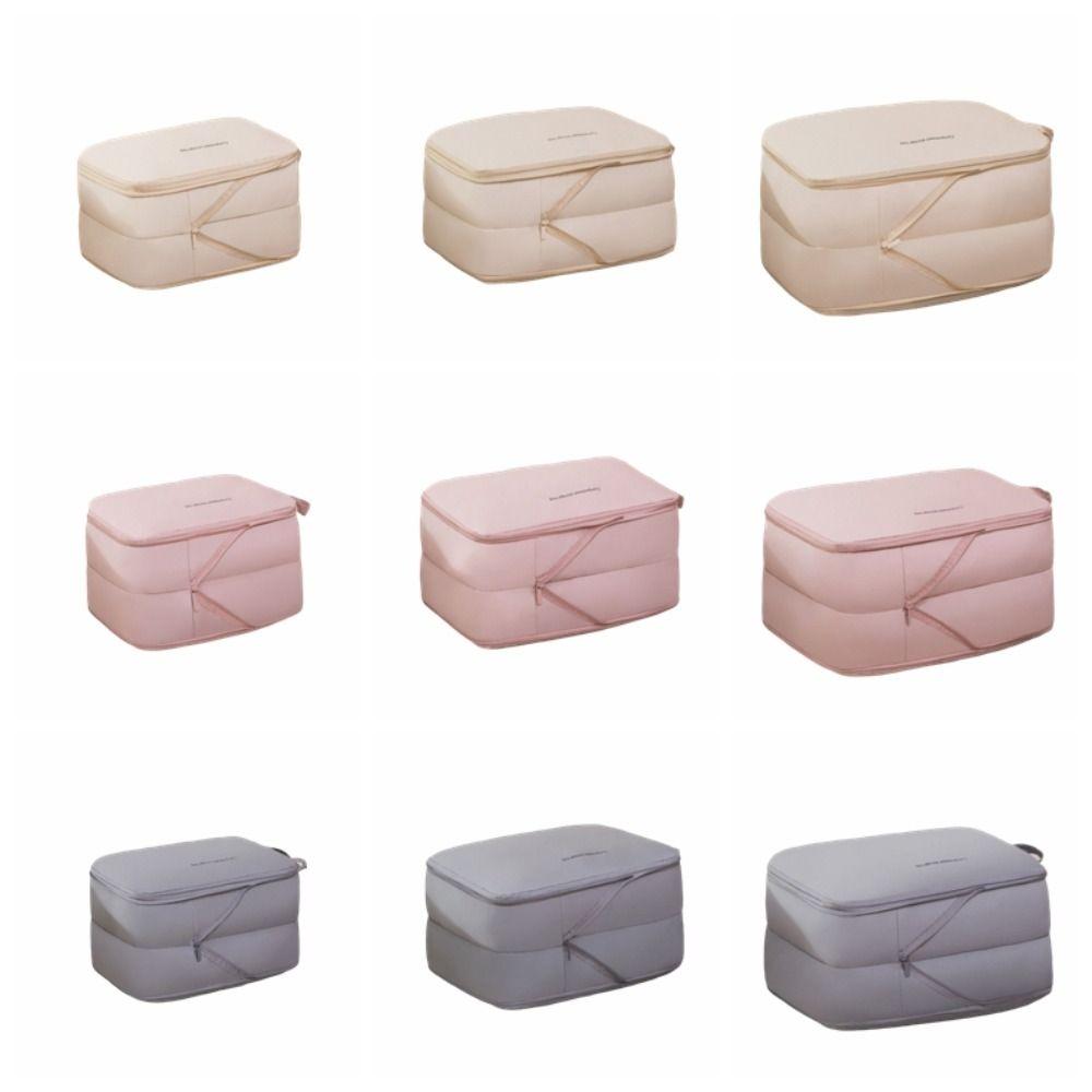 Foldable Clothes Storage Bag Large Capacity Clothes Packing Cube Down Jacket Storage Bag  Suitcase