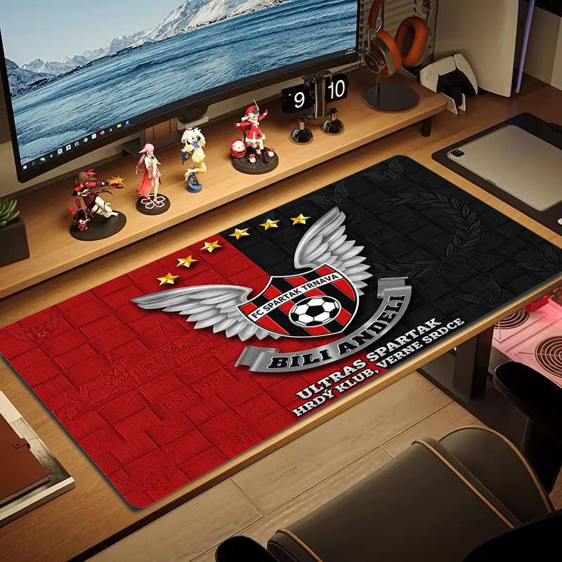 FC Spartak Trnava Color Mouse Pad Large Gaming Table Cushion Non-slip Laptop Tablet Big Mousepad XXL Mat Mini PC Playmat With Lock edge
