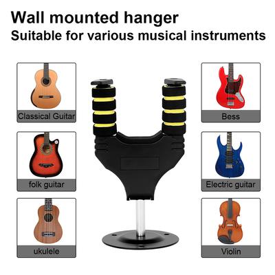 Gitarrenwandhaken Gitarrenwandhalterung Aufhänger Haken Gitarrenaufhänger Metallhalter Aufhänger Multifunktion
