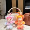 Cute Fluffy Plush Vinyl Doll Keychain Bag Pendant Birthday Gifts Cute Bag Charm Anime Figure Girls Gift