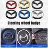 Per Mazda 2 3 5 6 7 323 626 RX7 RX8 MX3 MX5 Axela Atenza CX-3 CX-4 MPS 1 PZ Emblema Anteriore Volante Auto Badge Logo Adesivo 21DD