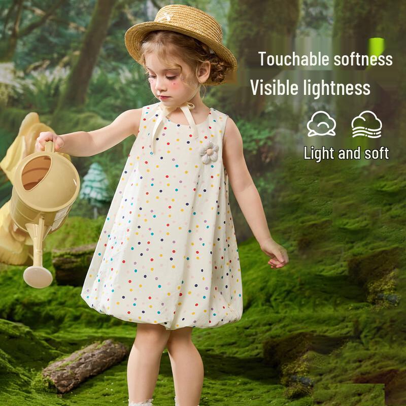 

ASK JUNIOR Toddler Girl s Polka Dot Bubble Dress 120