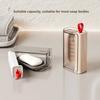 New Plastic Soap Rack with Cover Leakproof Soap Holder Travel Case Draining Design Soap Container For Travel