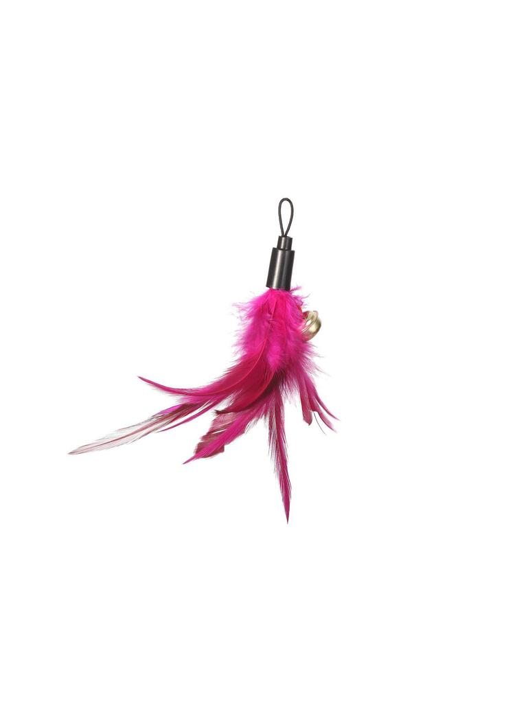 Cat Teaser Stick Replacement Feather Heads - Chicken & Feather Options