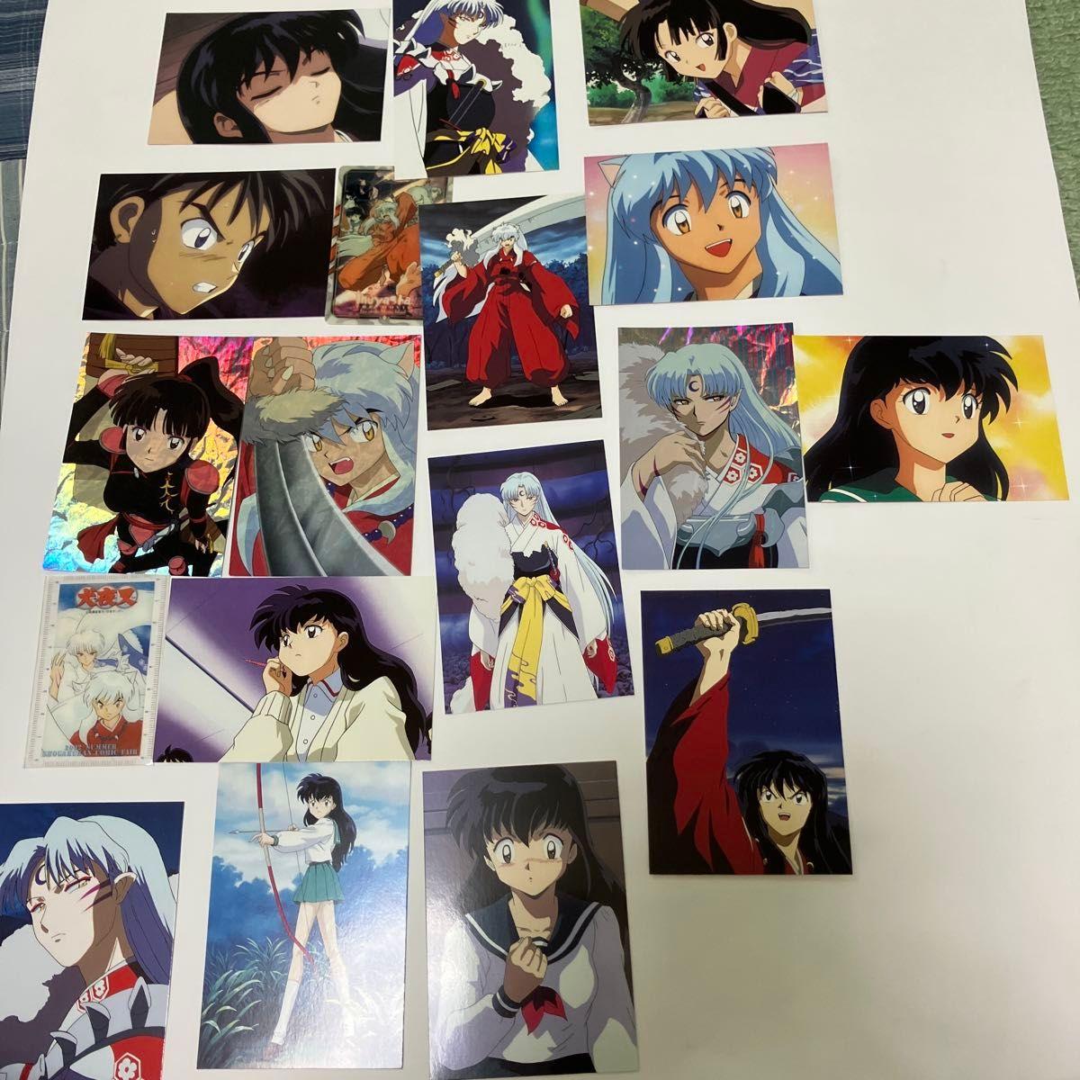 Used Inuyasha Bromide Postcard Large Set Bulk Sale