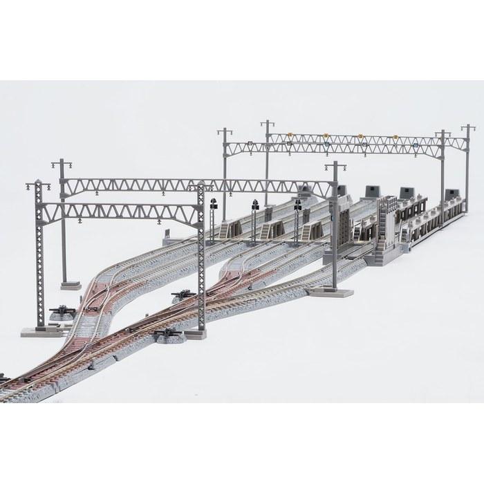 TOMIX N Gauge Vehicle Base Rail Set 91016 Silver 8 X 32 X 25 Cm