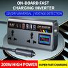 Multi Charger Socket Car Converter 12V/24V To DC220V Automotive Charger Car Inverter  Adult