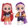 New 10-inch 5-joint 5D Eyes Fat Body KPOP Witch Group Girl Doll with Music Sound Vinyl Toy Blue Tiger Figure Gift Collection