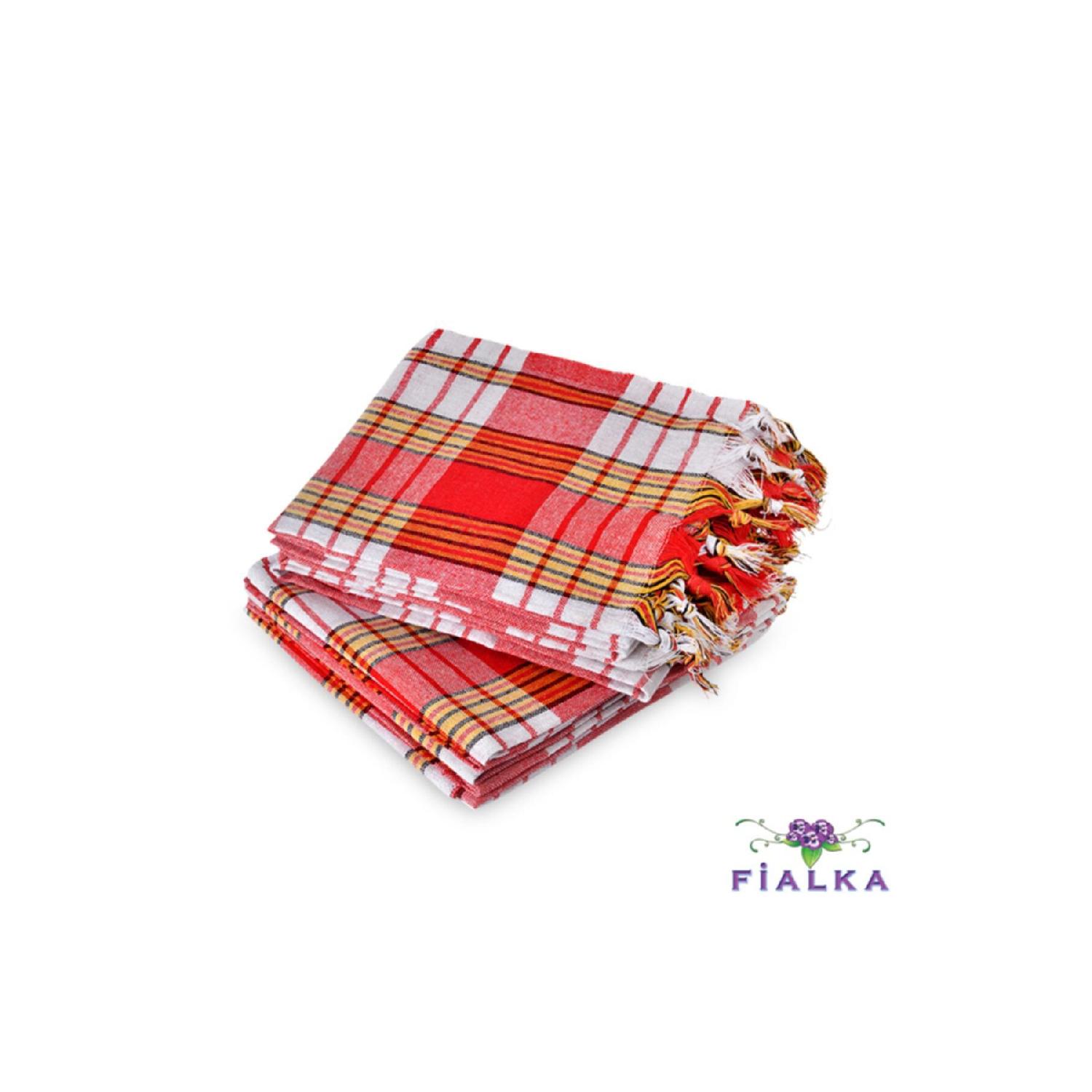 

2-piece Cotton Hammam Peshtemal Set Red красный