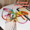 Women Oversized Reading Glasses Men Anti Blue Light Presbyopia Glasses Fashion Unique Round Frames Decorative Eyeglasses Diopter