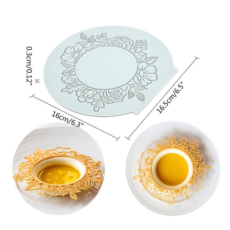 Silicone Mold Fondant Cake Lace Embossed Cake Mold Sugar Lace Mat Cake Decorating Tool Embossing Mat 3 Styles
