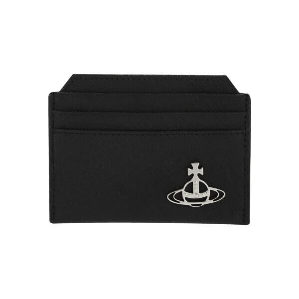 Vivienne WeStwood Women S Orb Logo Black Card Wallet 5403000bu L001n N401