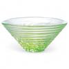 Takumifu Select Small Bowls Not Dishwasher Made In Japan (3-piece Set) Plates, (Shaved Ice, Green), 124xH56mm, Safe, Glass,