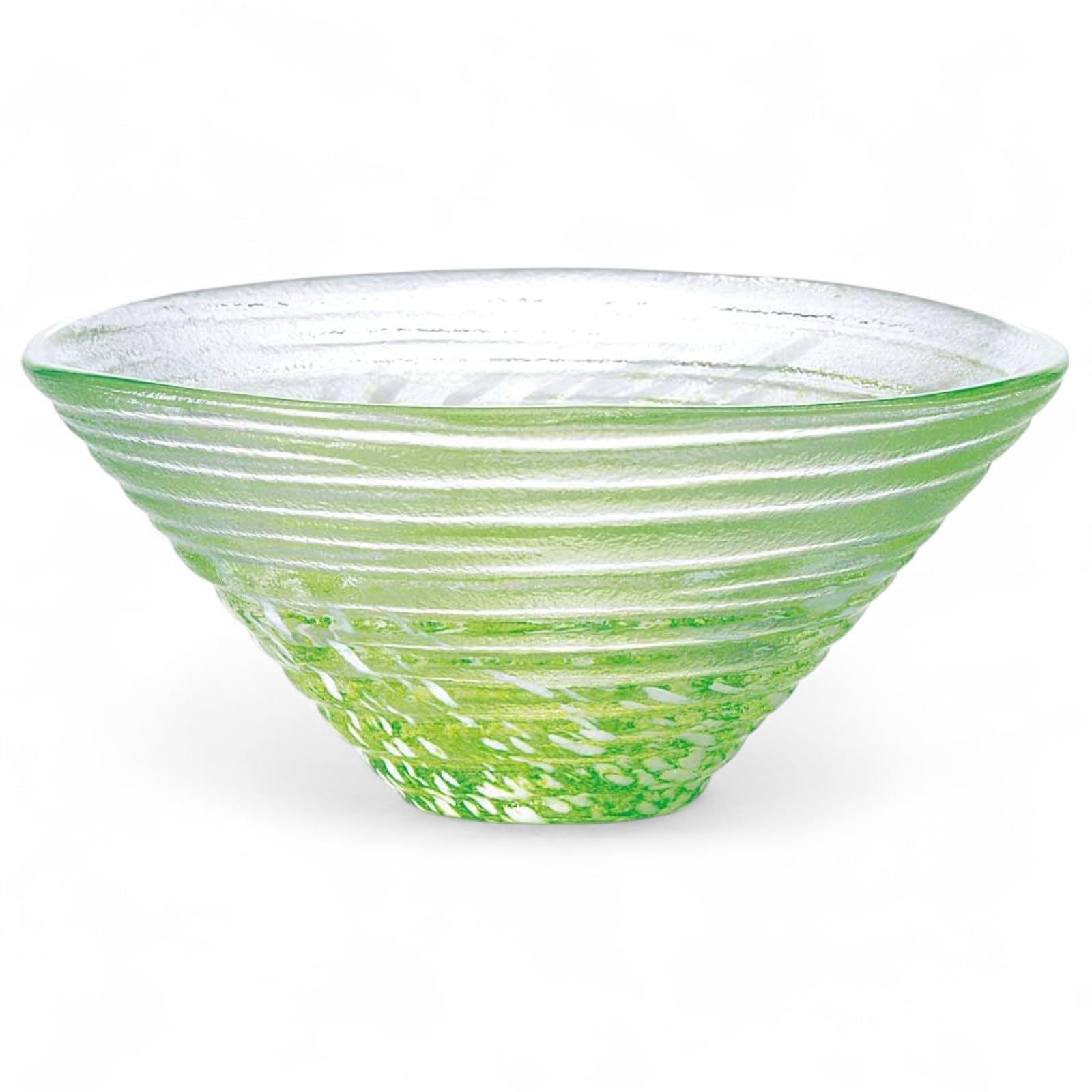 

Takumifu Select Small Bowls Not Dishwasher Made in Japan (3-piece set) Plates, (Shaved Ice, Green), 124xH56mm, Safe, Glass,