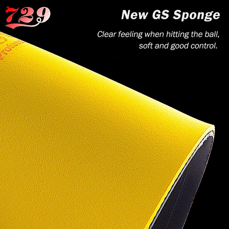 729 Friendship GS Training Table Tennis Rubber RITC Geo Spin Ping Pong Rubber Soft and Good Control