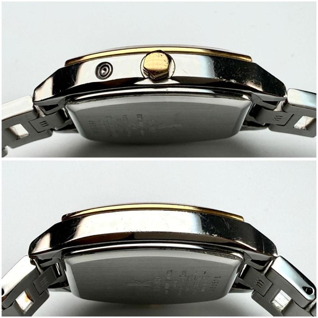 [USED] Seiko Lukia Watch, Radio-Controlled Solar, Date Display, Two-Tone, Pink Dial