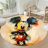 Minnie Mouse Round Floor Rug Design for Dormitory Living Rooms Foyer Balcony Anti-slip Round Rug Office home decor Perfect Gift for Friends Family