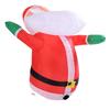 3.3FT Inflatable Father Xmas Lean Out From Window IP44 Water Proof Blow Up Xmas Decoration for Home Holiday Party US