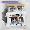 Messi Lionel Messi Legend Personalized Name Bedding Set,Soft Touch Bed Linen for Kids Bedroom Decor,Perfect Holiday Gift,Machine Washable Duvet Cover 