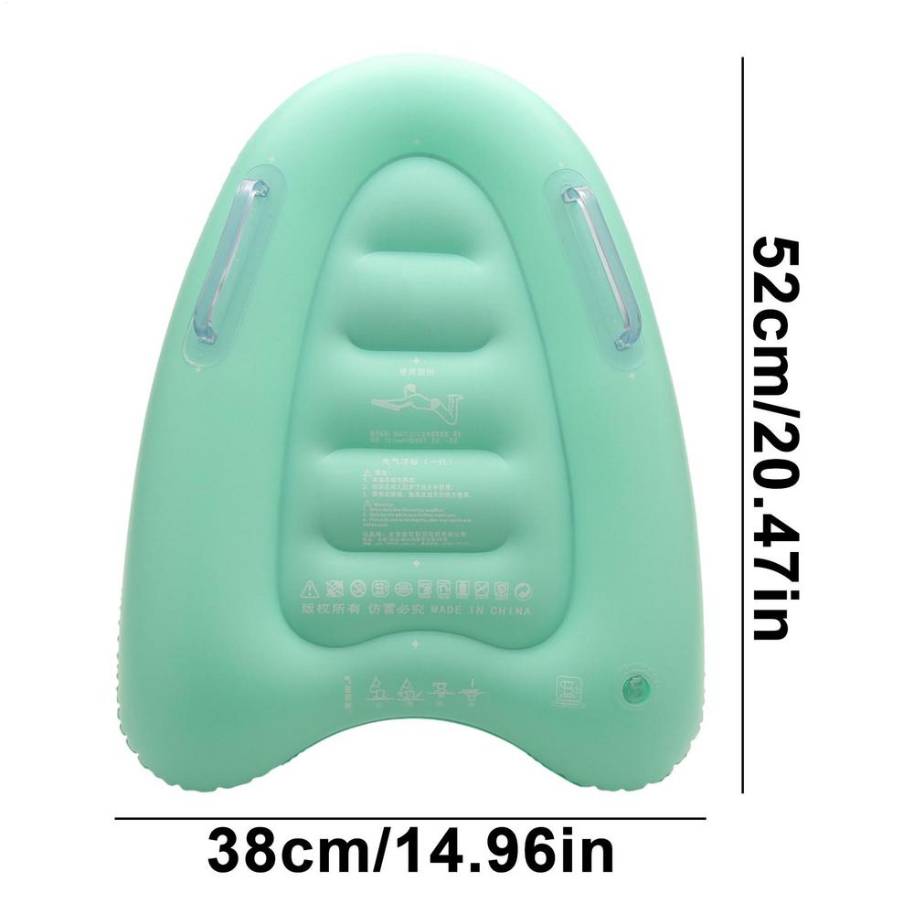 Outdoor Inflatable Surfboard Portable Bodyboard For Adults And Children Learning To Swim And Surf зелёный
