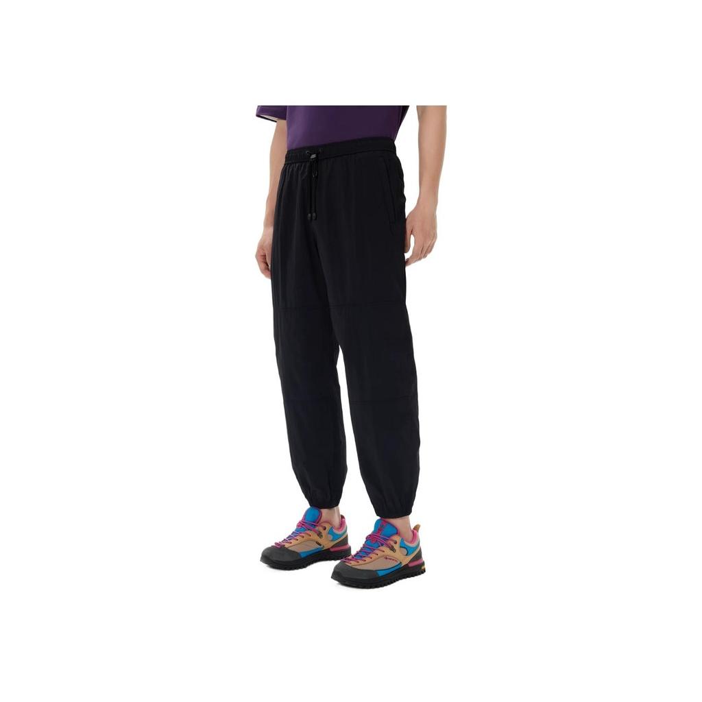 Kolon Sport Jogger Outdoor Camping Hiking Windproof Water-Resistant Durable Lightweight Comfortable Soft Casual Pants Unisex pants LULP4AT512X-BK