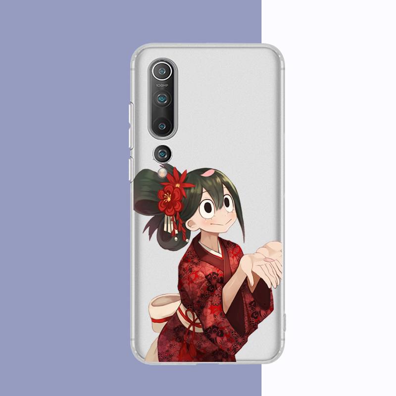 

Чехол для телефона Asui Tsuyu для Samsung S20 S10 lite S21 plus для Redmi Note8 9pro для Huawei P20 Прозрачный чехол HuaweiP40lite EU