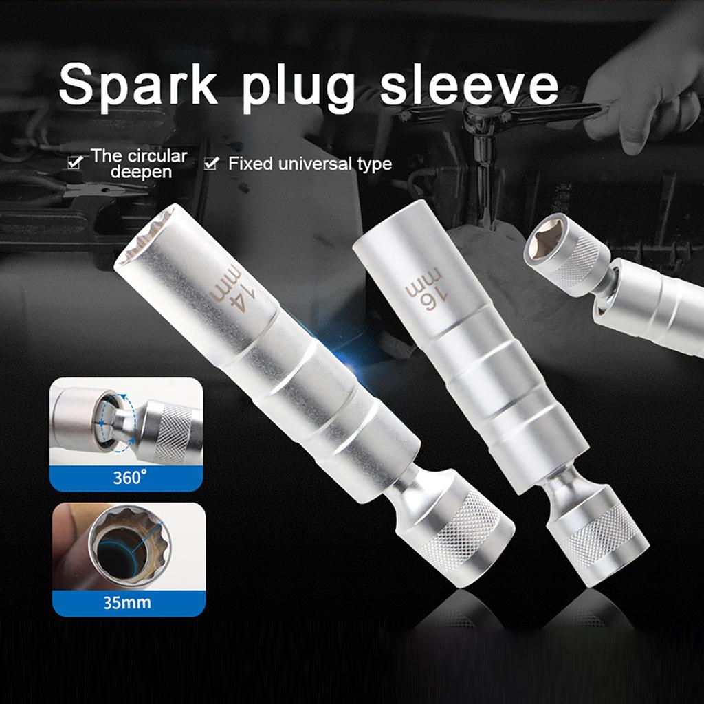 3Celsius8 Inch Drive Socket 12 Angle Repairing Removal Tool       Steel Sleeve for Cars Repairing