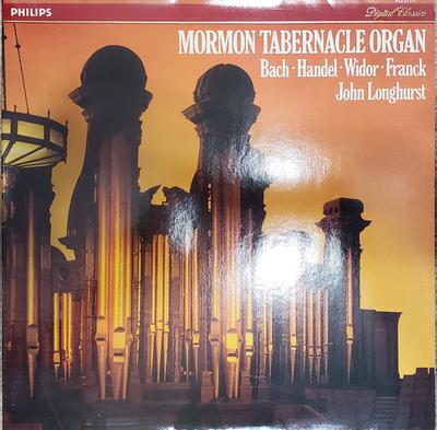LP Record JOHANN SEBASTIAN BACH GEORG FRIEDR  Mormon Tabernacle Organ 4122171 Philips 1984 Netherland Classical Used