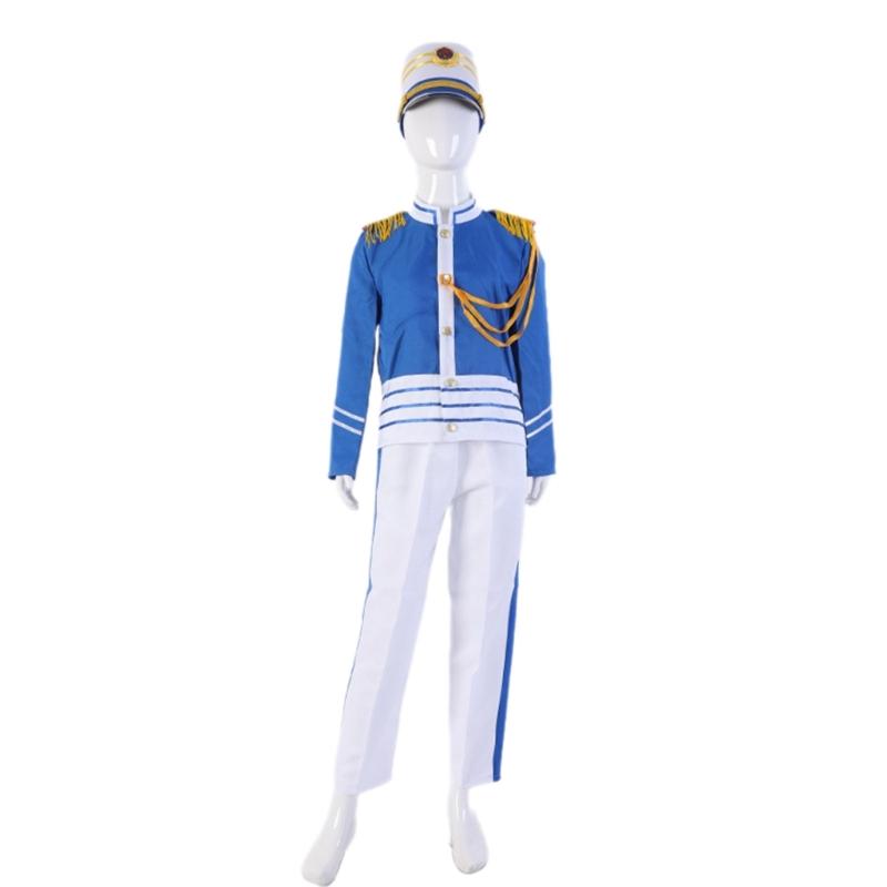 Honor Guard Wind Band Costume Set with Hat and Glove