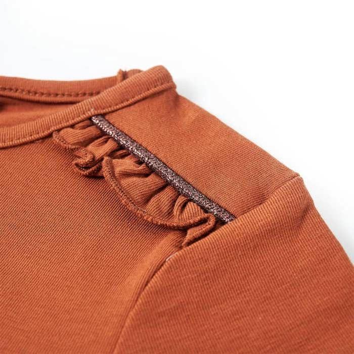 Children's Long-sleeved T-shirt Cognac 92/104/116/128/140