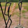 Metal Wooden Barbecue Fire Tongs Long Handle Wood Burner Fireplace  Charcoal Clip Portable Lightweight Outdoor Camping Equipment