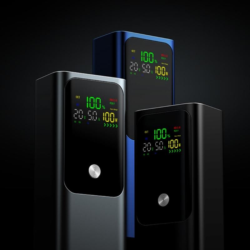 100W Fast Charging Power Battery Holder Case 21700x4 Enclosure for Simple Assembly and Multiple Device Compatibility