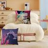 Shirou Ogami Pillow Covers Cartoon Sofa Decorative Home Double-sided Printing Short Plush Cute Cushion Cover