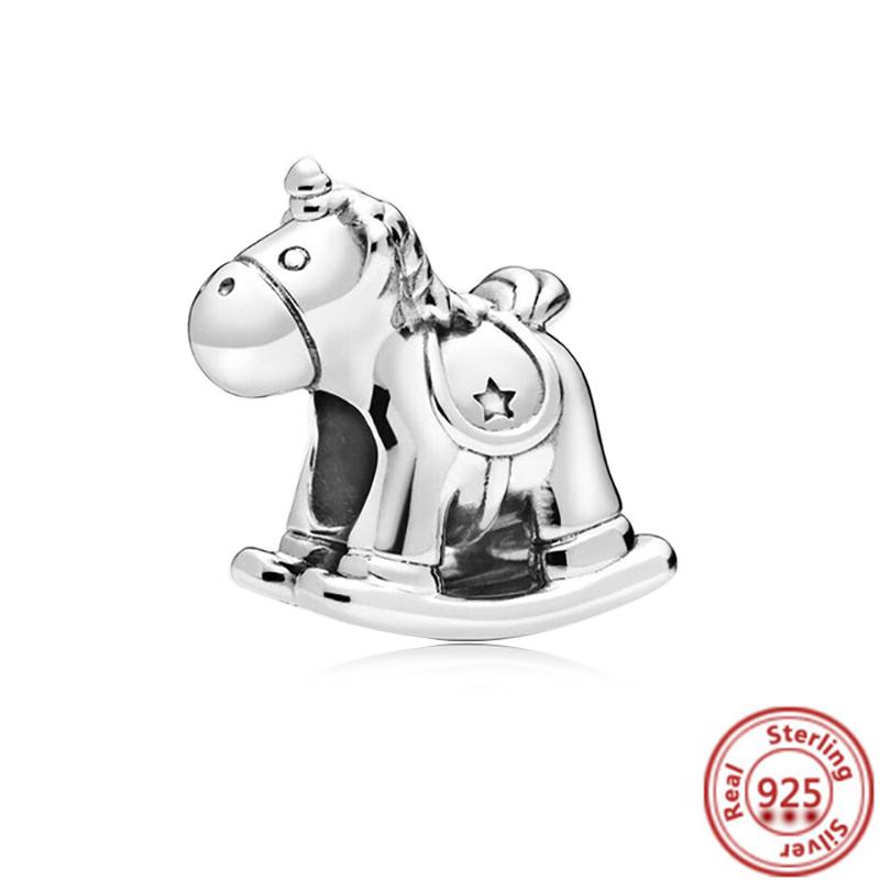 Fit Original  Charm Dangle Fish Rabbit SUV Eggplant 925 Sterling Silver Bracelets Jewelry Pendants Making Women Gift