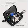 Leather KeyChain Unisex Key Bag Multifunction Organizer Wallet Holder Smart Housekeeper Car Small Key Case Keys Pouch
