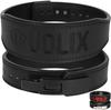 VOLIX Lever Action Narrow Type Attachment with Wait Training Belt for Strength Training Belt, [One-Touch Zero-Second Time] (Black, L)