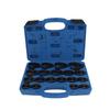 Jeu de 19 clés à patte d'oie de 8 mm à 32 mm en acier au carbone Jeu de clés à patte d'oie pour écrous à bride pour rallonges Clés à cliquet