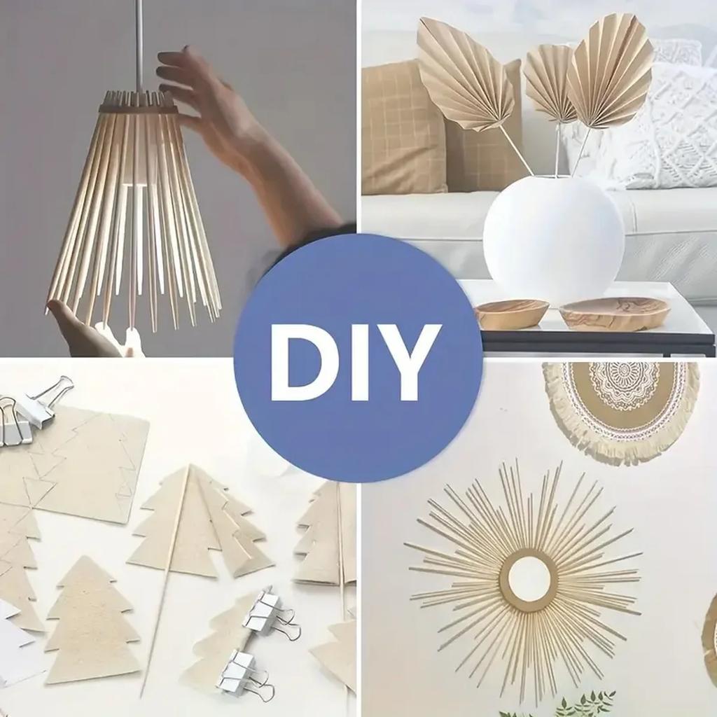 Přírodní barva 4mm DIY bambusové tyčinky 50/100ks Tyčinky na cukrovou vatu Malé vlaječky Ručně vyráběné modelovací materiály pro řemesla
