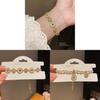 Vintage Geometric Zircon Pearl Bracelet With Luxurious French Court Style For Women