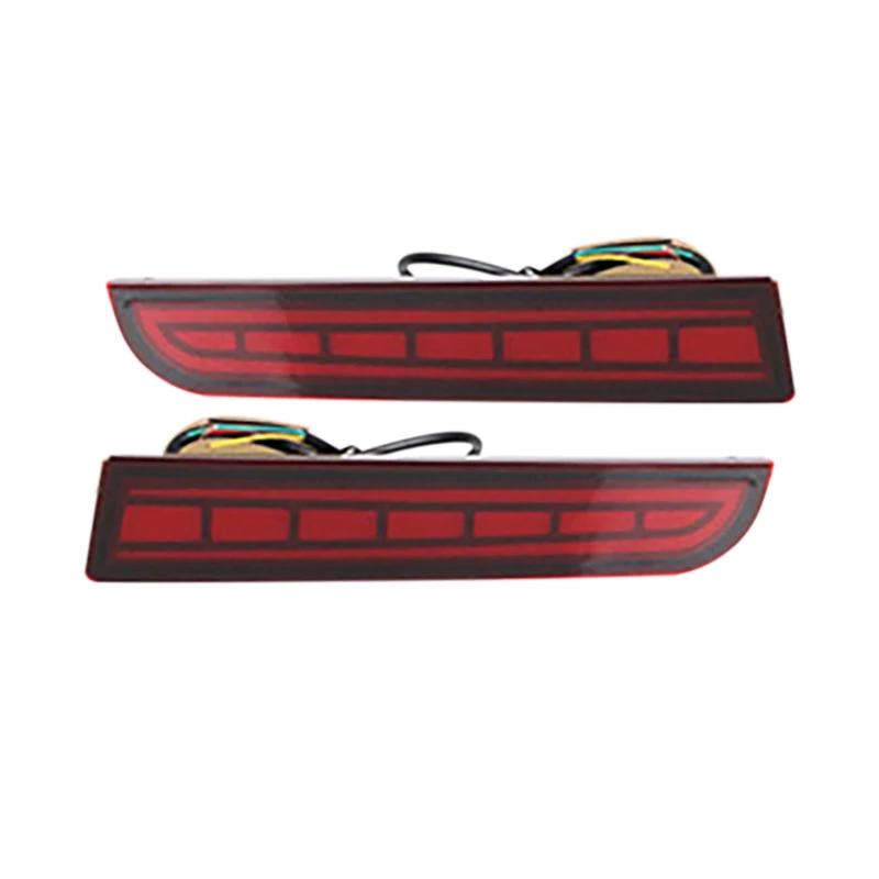 2 Stück Auto Heckstoßstange LED Bremslichter Passend für Mitsubishi Lancer/Evolution X CZ4A 2008-2017/Outlander Sport / RVR / ASX 2011-2012