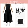Renaissance Woman Dress With Spandex Fabric For Fantasy Role Play Cosplay