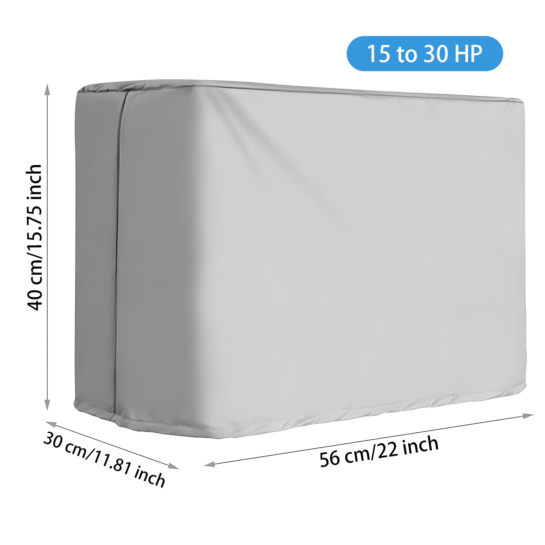 

Boat Outboard Engine Covers with Quick Flush Kit for Motor 15 To 250 HP Waterproof 600D Heavy Duty Motor Hood Cowling Covers Fit for 15 - 30 HP