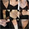 Tide Collarbone Chain Women'S Light Luxury Versatile Pendant Niche High Sense Spice Girl Collarbone Chain