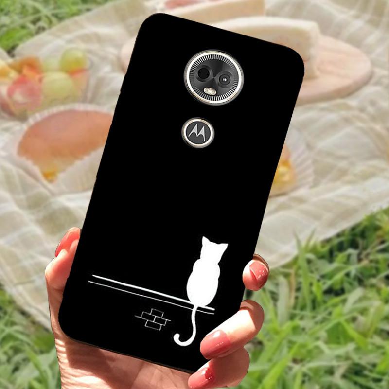 Etui Silikonowe Miękkie Odporne na Wstrząsy TPU Tylna Pokrywa dla Motorola Moto E5 / E5 Play EU / E5Plus / E5 Plus Capa E5Play E 5 Marmur