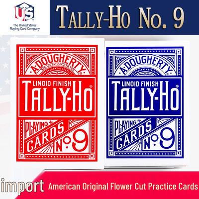 Original Tally-Ho No.9 Playing Cards - Fan Back & Circle Back Designs for Magic & Flourishes